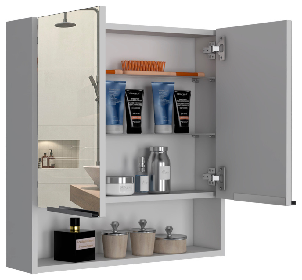 Tatacoa Mirror Cabinet - Modern - Medicine Cabinets - By Depot Eshop ... with regard to Depot E-Shop Garnet Medicine Cabinet, Mirror, One External Shelf, Two-Door