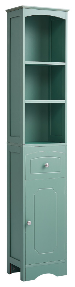 Tateus Tall Bathroom Cabinet, Freestanding Storage Cabinet ... with regard to The Practical Advantages of Choosing TATEUS Tall Bathroom Corner Cabinets