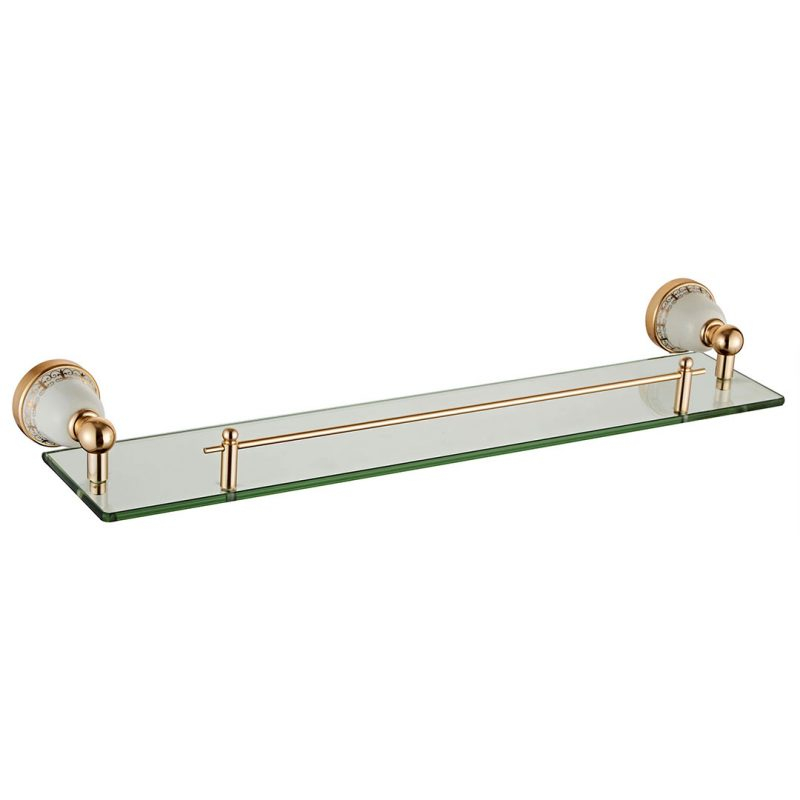 Tempered Glass Shelf Thick Wall Mount Rectangular Glass Shelf - Edecor with Tempered Glass Shelf Rectangle Radius