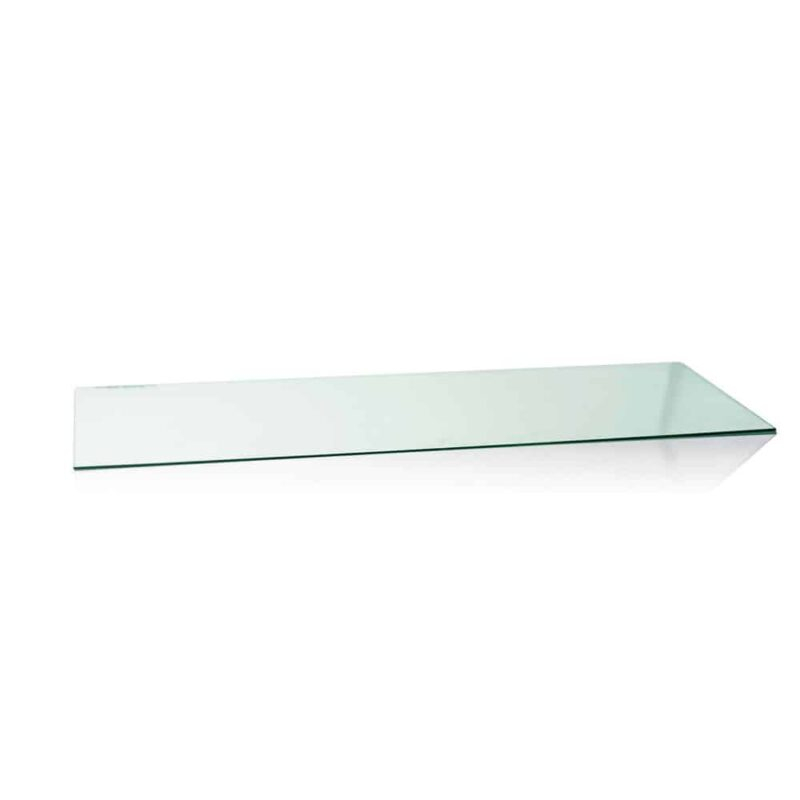 Tempered Glass Shelves 14 X 45 inside Tempered Glass Shelf Rectangle Radius