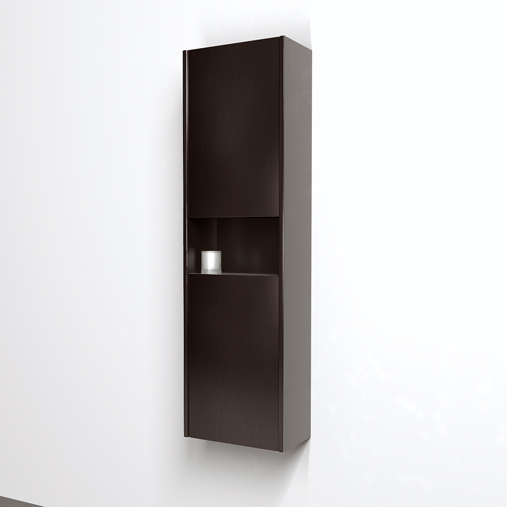 Wall-Mounted Linen Cabinet - Designer Picks & Photos intended for The Art of Incorporating Natural Materials in Modern Interiors