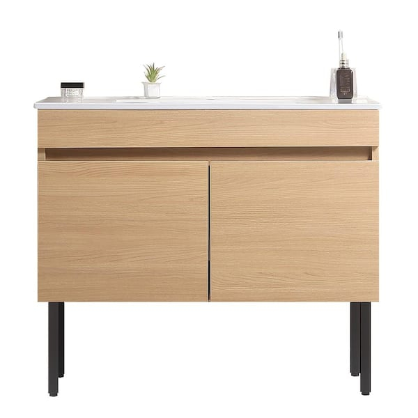 Xspracer Victoria 24 In. W X 18 In. D X 20 In. H Freestanding Single ... inside Victoria 24" Solid Wood Bath Vanity