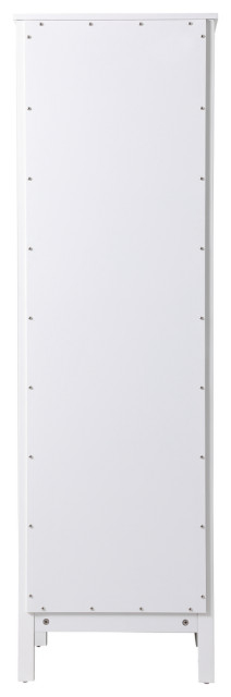 20" Wide Bathroom Linen Storage Freestanding Cabinet - Transitional ... in 20" Wide Bathroom Linen Storage Freestanding Cabinet
