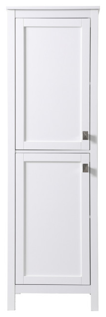 20" Wide Bathroom Linen Storage Freestanding Cabinet - Transitional ... in How to Choose the Right Freestanding Cabinet for Your Bathroom Organization Needs