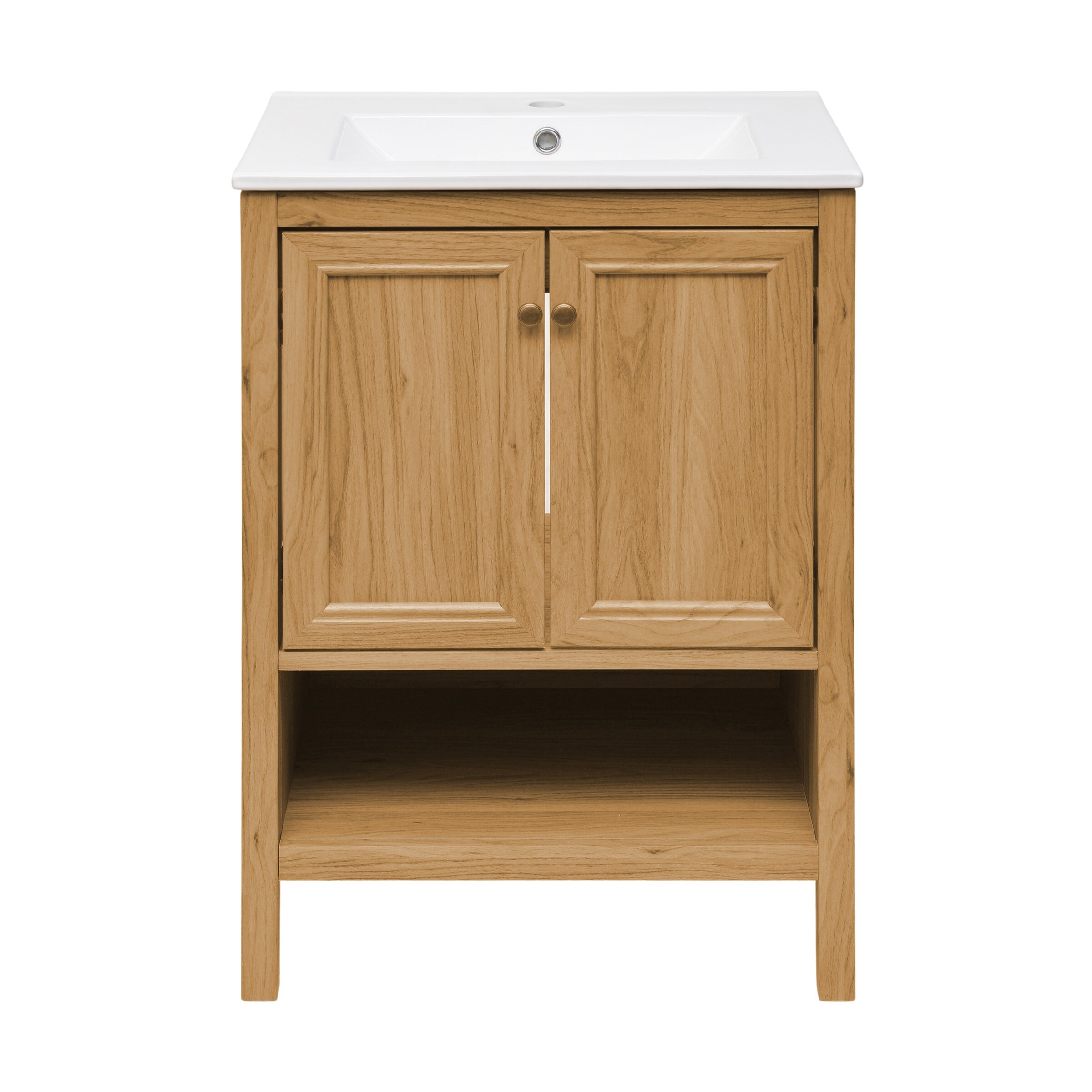 24 In, Single Bathroom Vanities - Bed Bath & Beyond throughout Birdie 24" Bathroom Vanity Natural White
