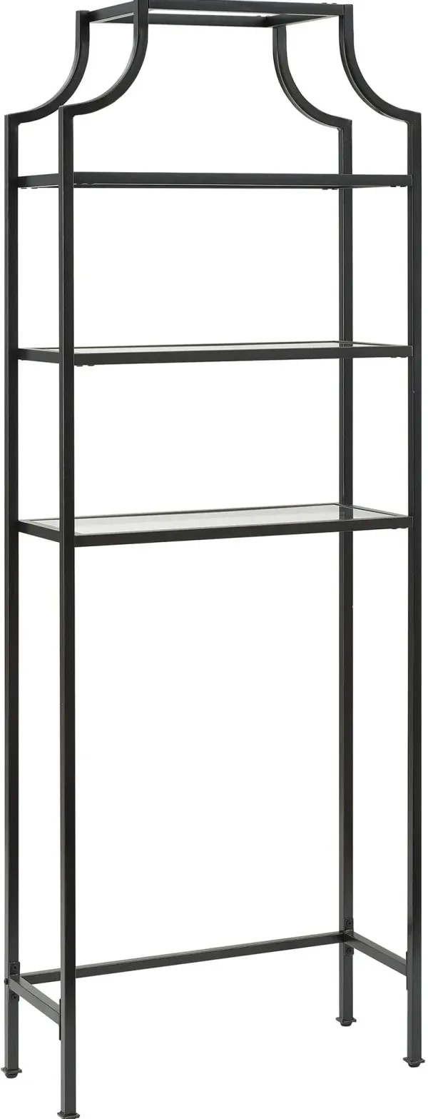3-Tier Over Toilet Bathroom Organizer With Adjustable Shelf For Space ... with regard to Aimee Space Saver
