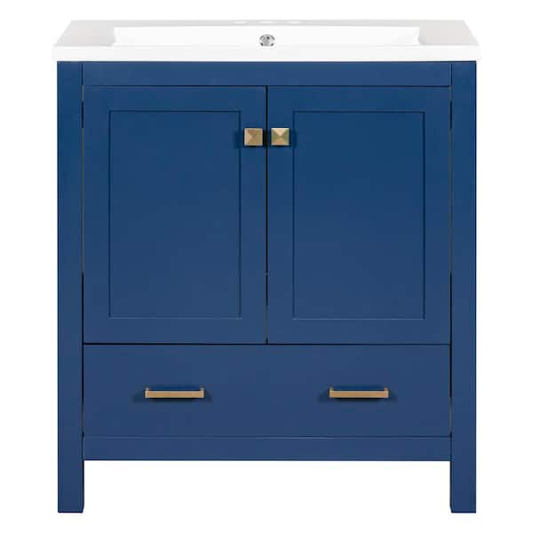 30 In. W X 18 In. D X 34 In. H Freestanding Bath Vanity Sink Top Combo ... inside 30" W X 72" H Freestanding Bath Cabinet