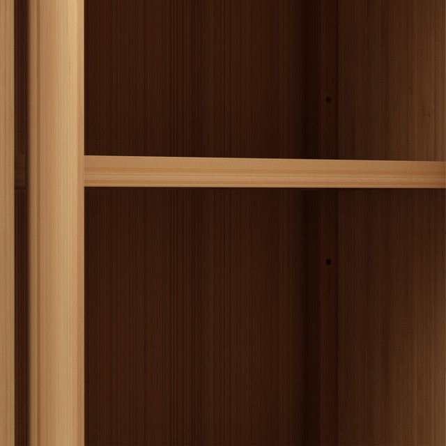 32" Tall Wood 2-Door Bath Cabinet, Neutral, Interior Shelf ... throughout 32" Tall Wood 2-Door Bath Cabinet