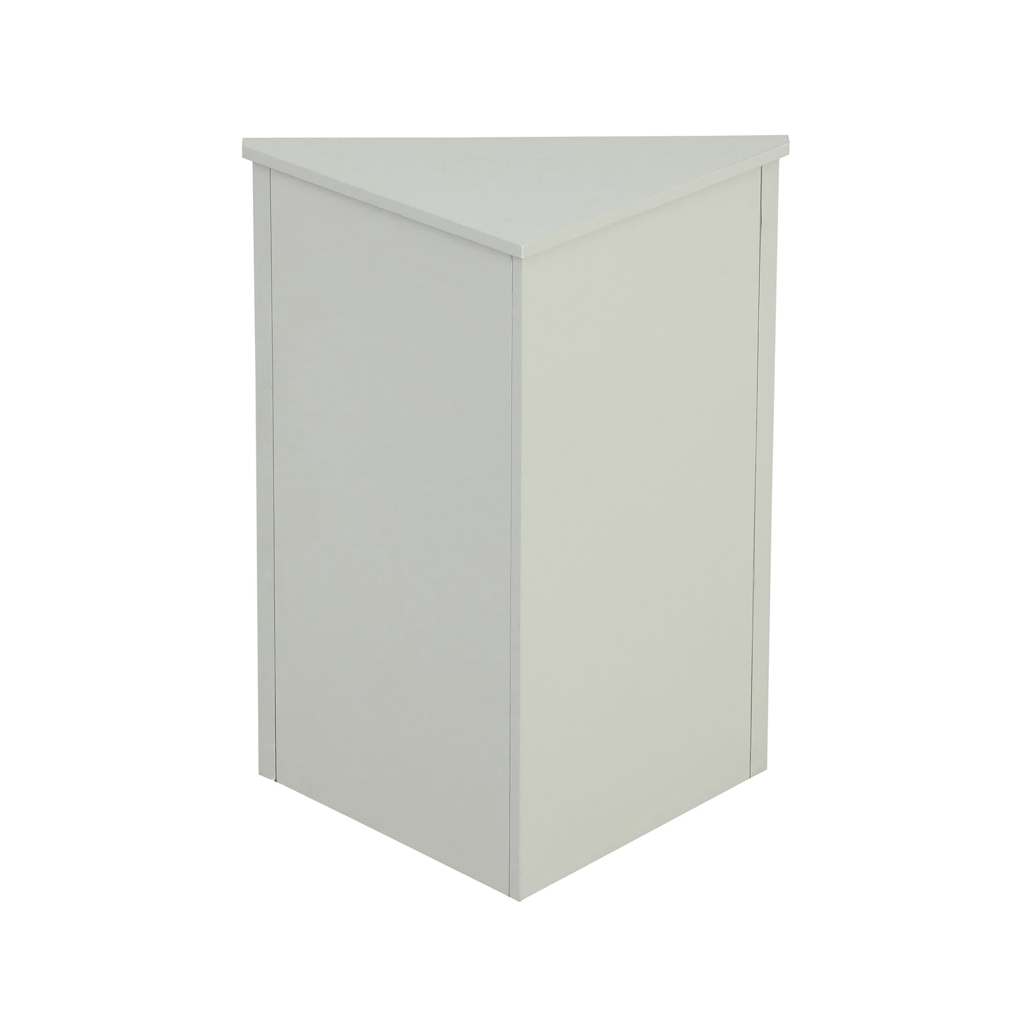 32" Wood 2-Door Bathroom Corner Cabinet With Adjustable Shelves Grey ... regarding How to Choose the Right 32 Tall Wood 2 Door Bath Cabinet for Your Space