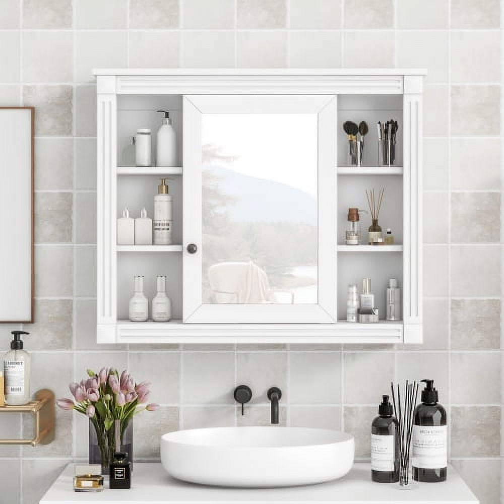 35'' X 28'' Wall Mounted Bathroom Storage Cabinet, Modern Bathroom Wall ... regarding Vanity Art 24" Wall Mounted Bathroom Storage Cabinet