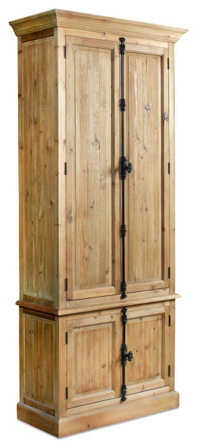40" Wide Reclaimed Pine Linen Cabinet Natural - Rustic - Bathroom ... in Understanding the Appeal of 40 Wide Reclaimed Pine Linen Cabinet Natural