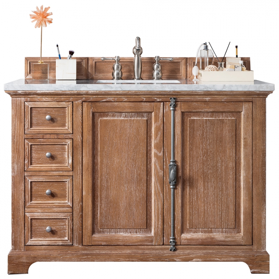 48 Inch Single Sink Bathroom Vanity – Rispa in Newport 48" Bathroom Maple Vanity Sink Base Cabinets