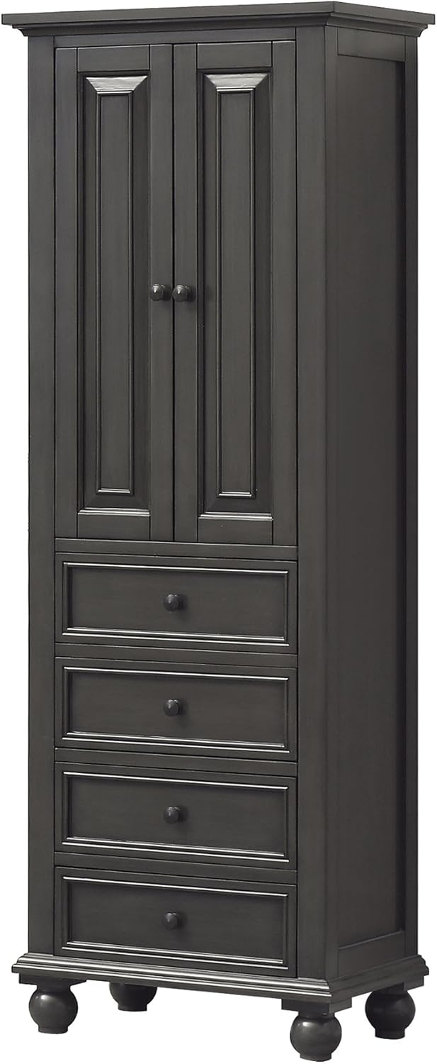 Amazon.com: Avanity Thompson 24 In. Linen In Charcoal Glaze Finish ... in Avanity Thompson 24" Linen