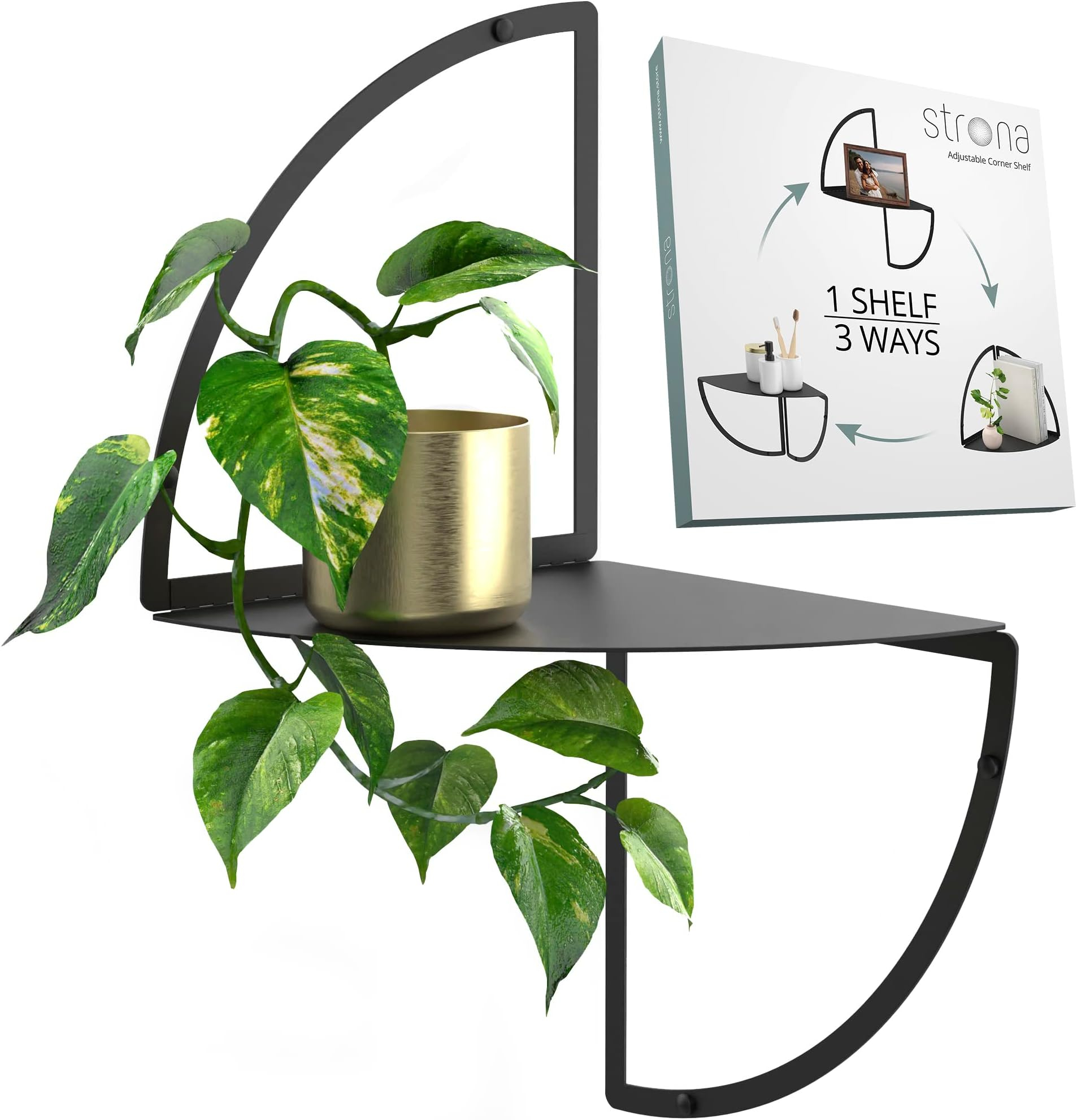 Amazon.com: Macrame Wall Hanging Shelf - 2 Tier Plant Shelf Plant ... pertaining to Understanding the Design Principles Behind Aeri Small Single Shelf Wall Mount Aluminum Structure