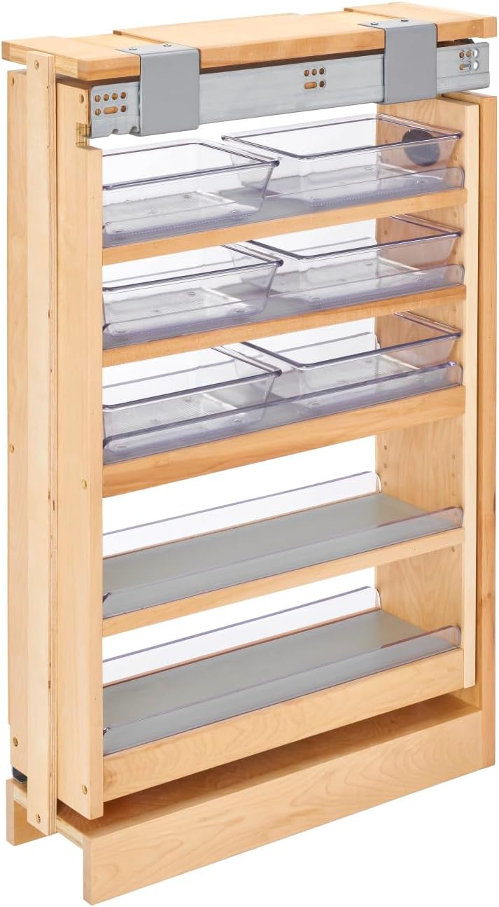 Amazon.com: Rev-A-Shelf Wood Vanity Base Filler Pull Out Organizer For ... throughout Expert Tips for Selecting and Installing Wood Vanity Base Filler Pull Out Organizers in Modern Cabinetry
