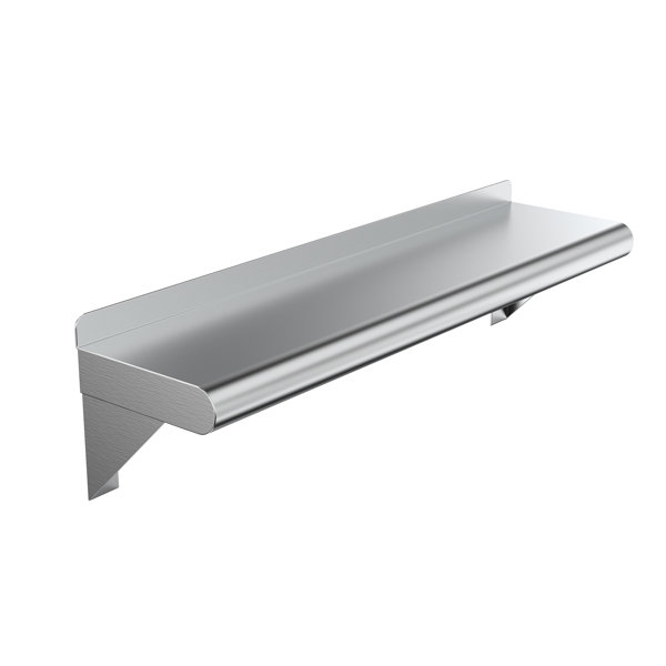 Amgood 1 Shelf Wall Mounted Shelf | Wayfair with Aeri Small Single Shelf Wall Mount Aluminum Structure