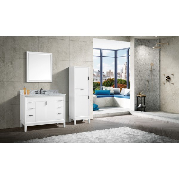 Avanity Emma-Lt20-Wt Emma 20 Inch Linen Tower In White - Kitchen And ... regarding Avanity Emma 20" Linen Tower
