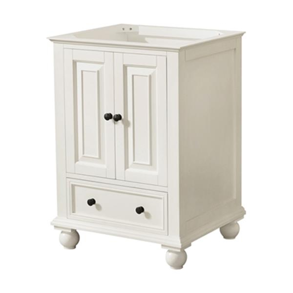 Avanity Thompson 24-In French White Bathroom Vanity Cabinet Thompson ... with How Avanity Thompson 24 inch linen compares to traditional materials