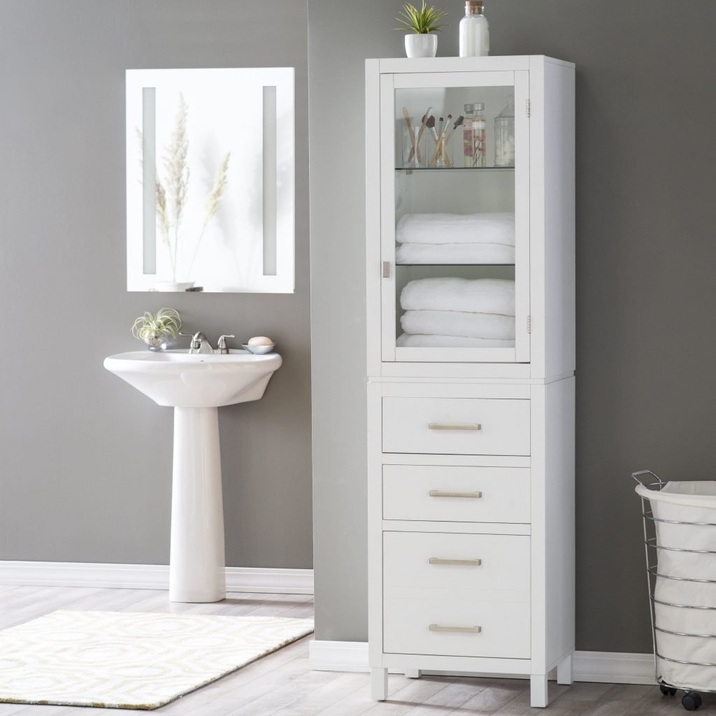Black Freestanding Linen Cabinet At Ricardo Lafayette Blog throughout How to Choose the Right Freestanding Cabinet for Your Bathroom Organization Needs