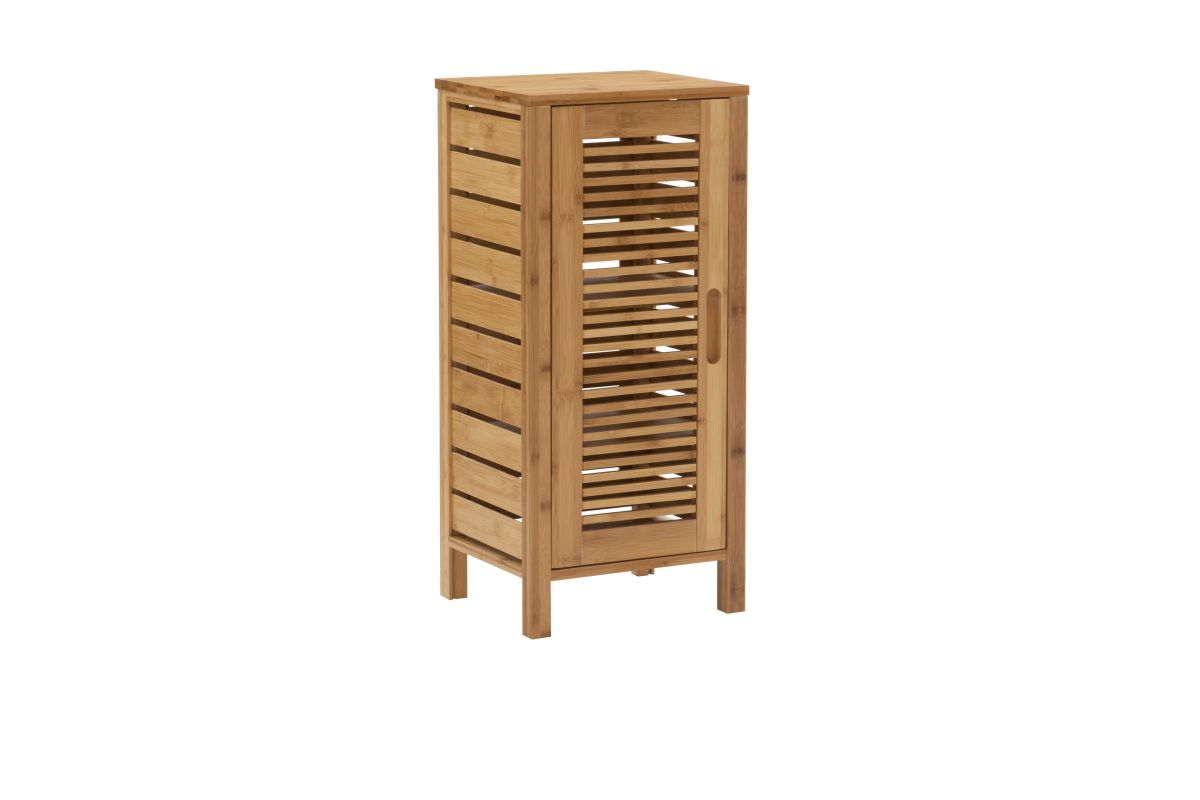 Bracken Bamboo Floor Cabinet One Door At Gardner White pertaining to Bracken One Door Floor Cabinet Natural Bamboo