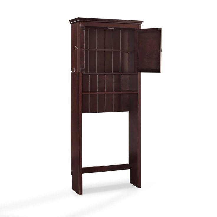 Crosley Lydia Space Saver Espresso Brown: Bathroom Organizer With 4 ... throughout Mastering Lydia Space Saver Techniques for Perfect Espresso Preparation