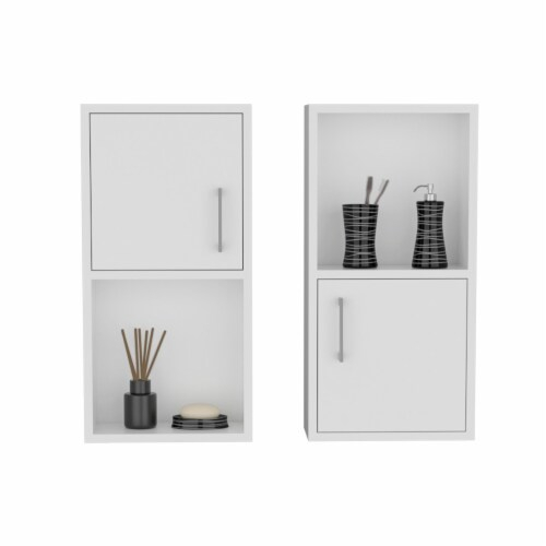 Depot E-Shop 2 Pcs Wall Mounted Bathroom Medicine Cabinet, Two Doors ... with regard to Exploring the Functionality of Single-Door Medical Storage Units