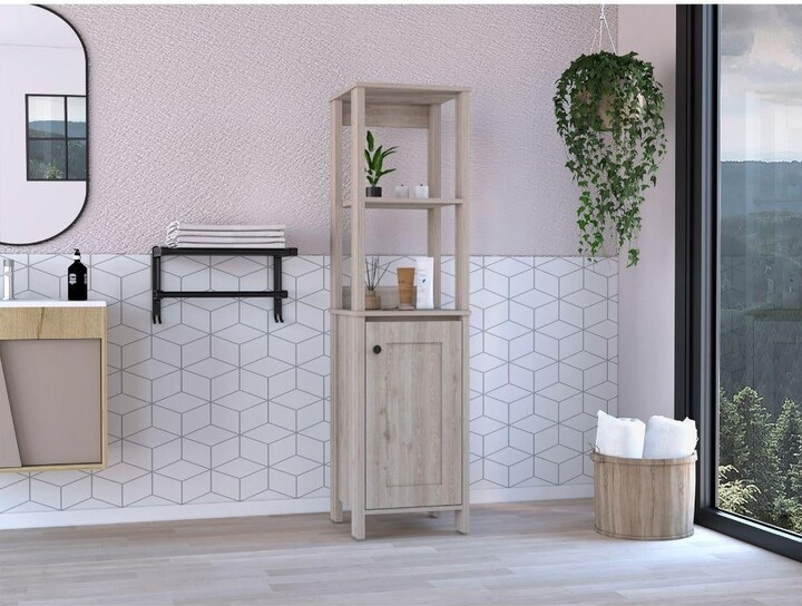 Depot E-Shop New Haven Linen Cabinet, Two Internal Shelves - Shopstyle ... inside The Hidden Benefits of Investing in Quality Linen Storage Systems