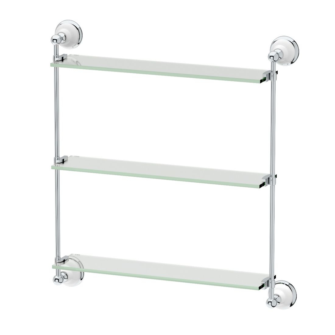 Elegant And Functional Chrome Bathroom Shelves with regard to Cabin Bathroom Shelf Chrome