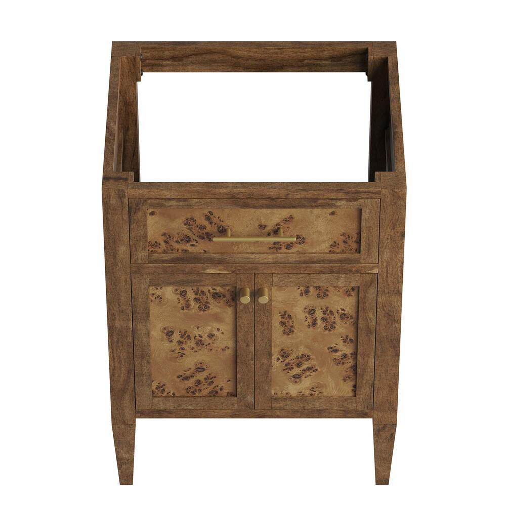 Elysian 24" Wood Bathroom Vanity Cabinet - Modern In Designs within Elysian 24" Wood Bathroom Vanity Cabinet (Sink Basin Not Included) - Burgundy