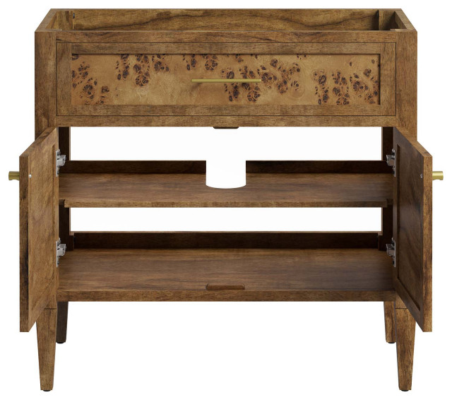 Elysian 36" Wood Bathroom Vanity Cabinet (Sink Basin Not Included ... throughout Real user experiences with Elysian 24 inch wood bathroom vanity cabinet burgundy