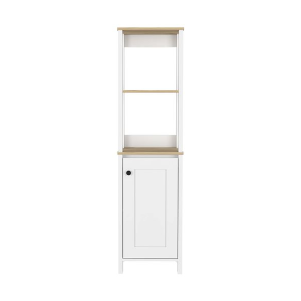 Fm Furniture Alaskan 17-In X 56-In X 14-In Light Grey Mdf Freestanding ... pertaining to The Artisan Craftsmanship Behind Authentic Alaskan Linen Cabinets