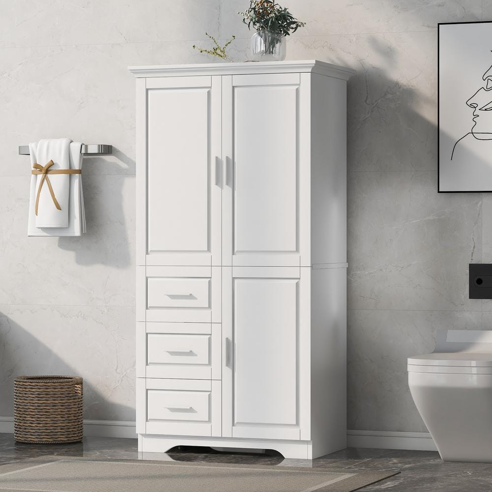 Free Standing Linen Cabinets For Bathroom inside How to Choose the Right Freestanding Cabinet for Your Bathroom Organization Needs