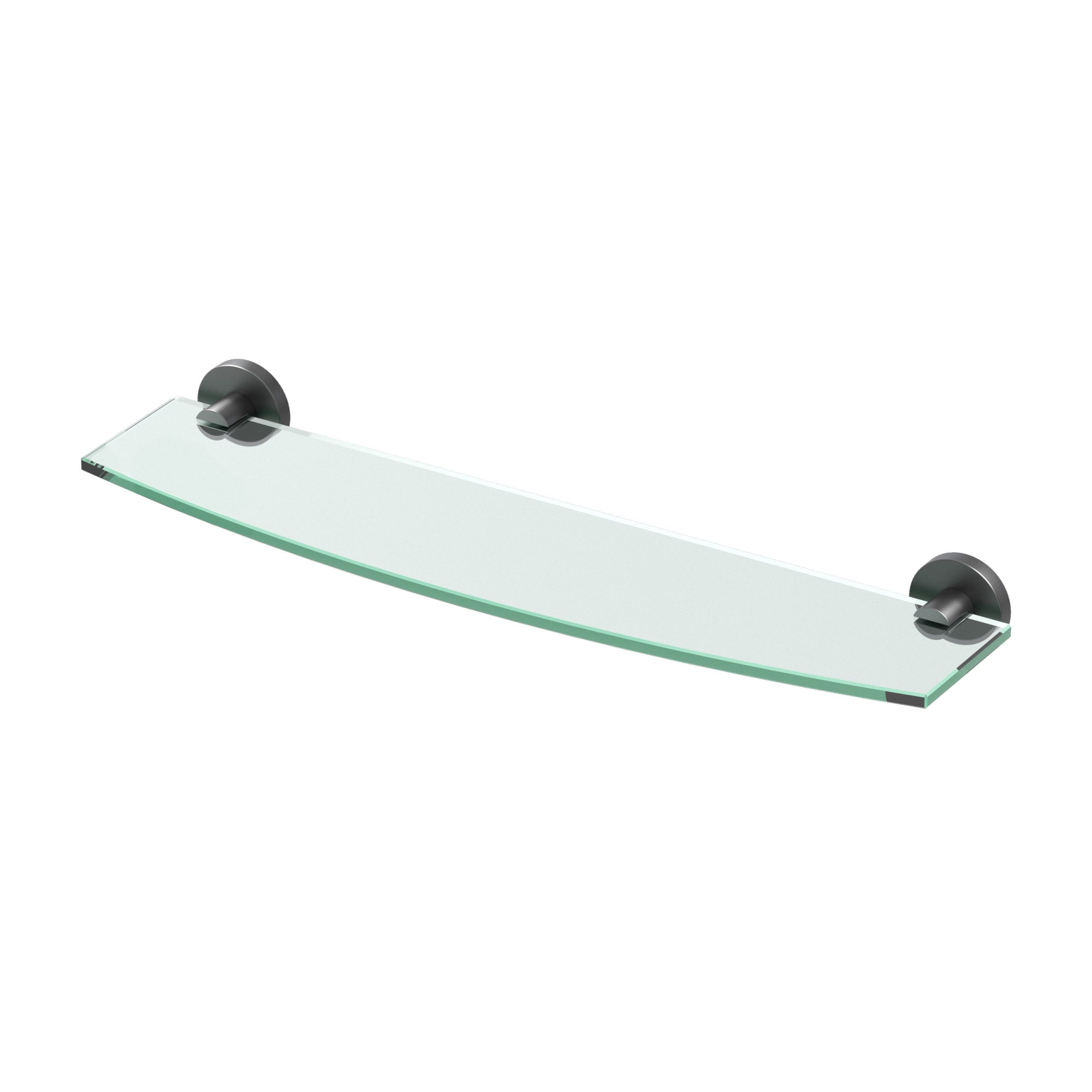 Gatco 4666Mx Reveal Vanity Glass Shelf, Matte Black - Walmart.com pertaining to Gatco Glass Shelf Transforming Modern Kitchen Aesthetics