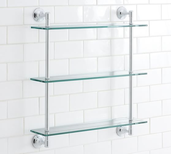 Glass And Chrome Bathroom Wall Shelf – Semis Online with regard to Designing with brushed chrome bathroom shelves that enhance any space