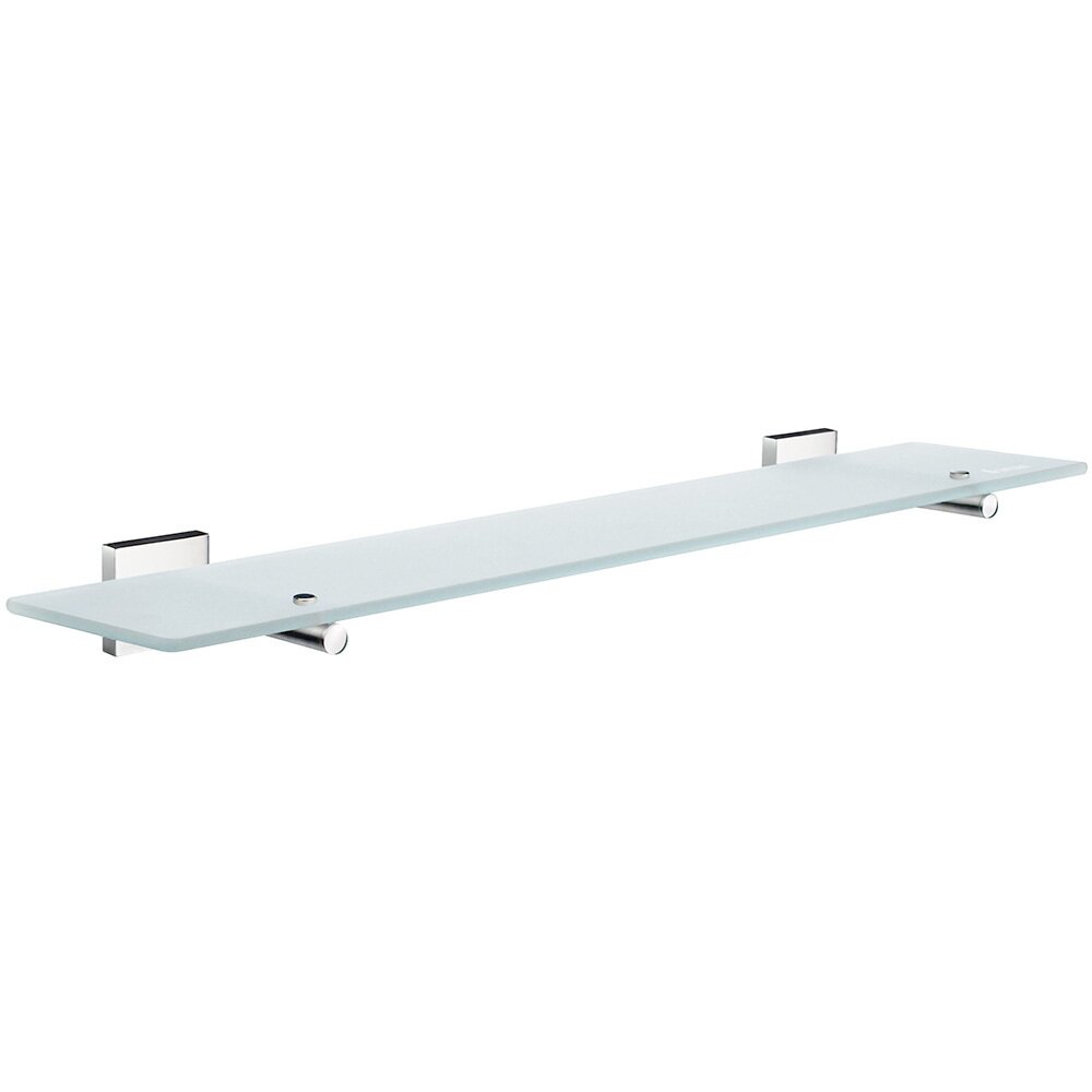 House Bathroom Hardware Line Collection - Frosted Glass Bathroom Shelf ... in Designing with elegance how polished chrome glass shelves transform villa bathrooms
