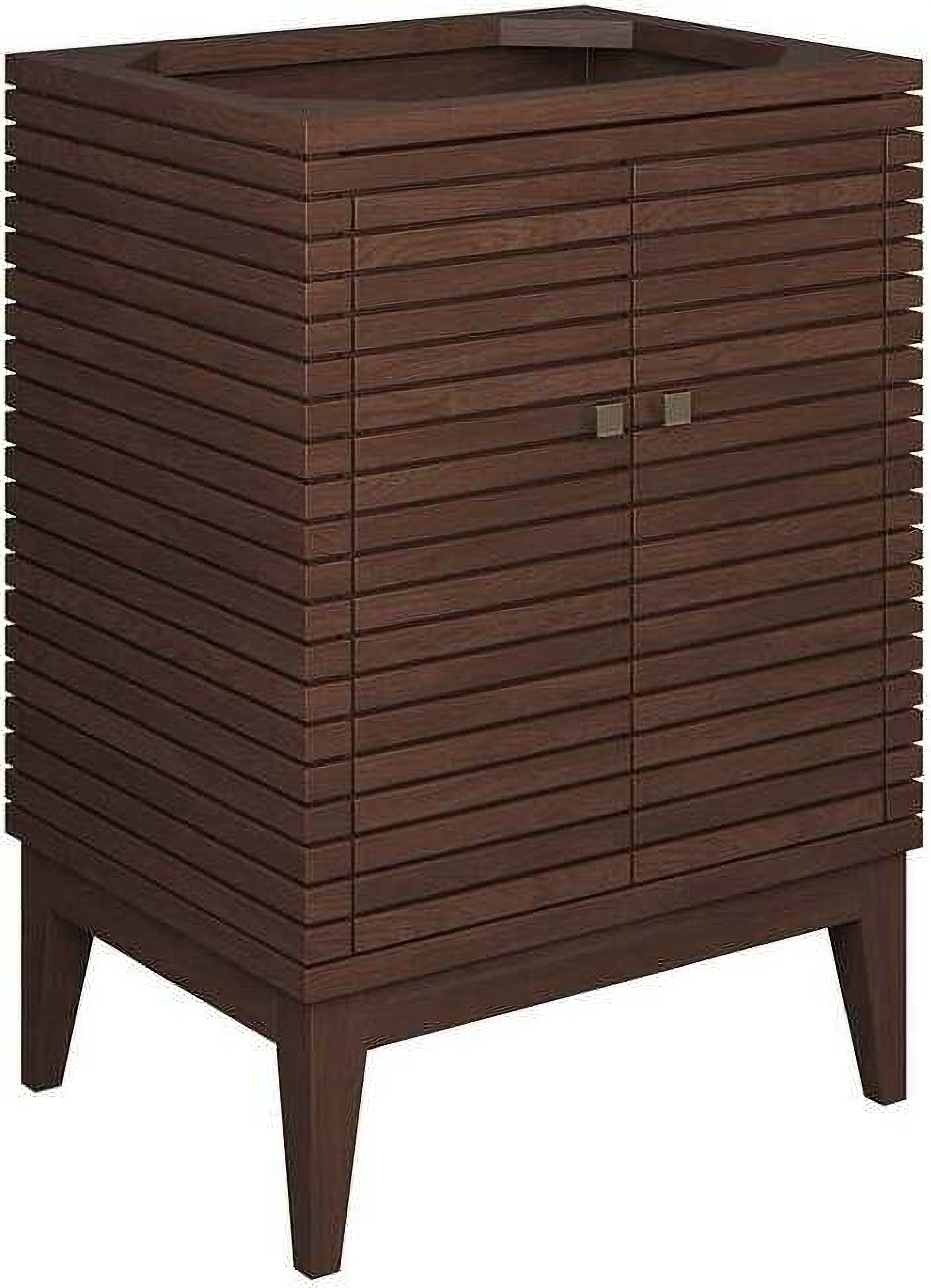 Ledger 24 Inch Wood Bathroom Vanity Cabinet In Walnut By Modway ... within Understanding the Appeal of Walnut Finish in Modern Bathroom Design