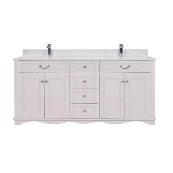 Legion Furniture French Contemporary 72 In. Freestanding Dreamy White ... with How the Dreamy White Finish Enhances Modern Bathroom Aesthetics with the WS2512 Series