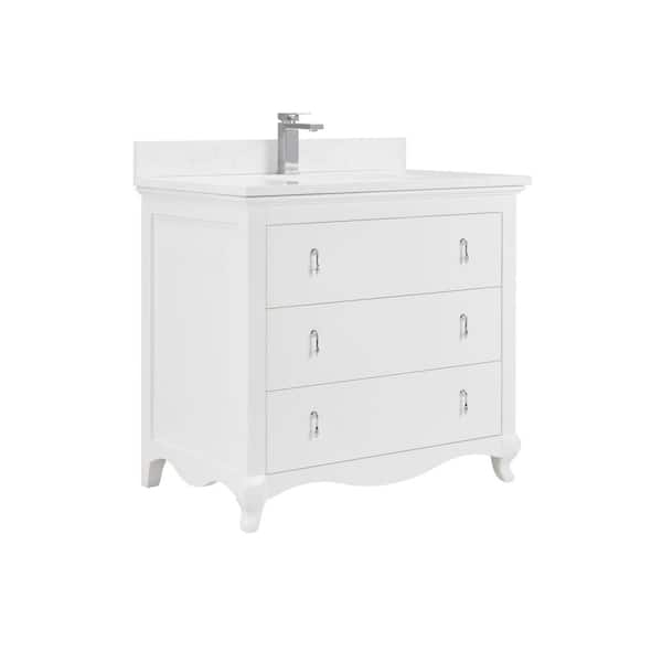 Legion Furniture Ws2512-36-W 36 In. Single Sink Vanity White Bath ... with Legion Furniture Ws2512 Series Bathroom Sink Vanity, Dreamy White, 42"