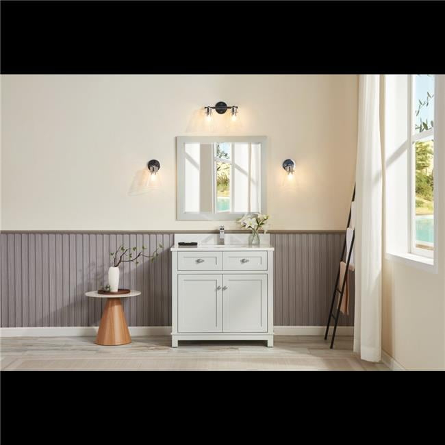 Legion Furniture Ws2515-36-Ss 36 In. Silver Strand Finish Solid Wood ... within Legion Furniture Ws2515 Series Bathroom Sink Vanity, White, 36"
