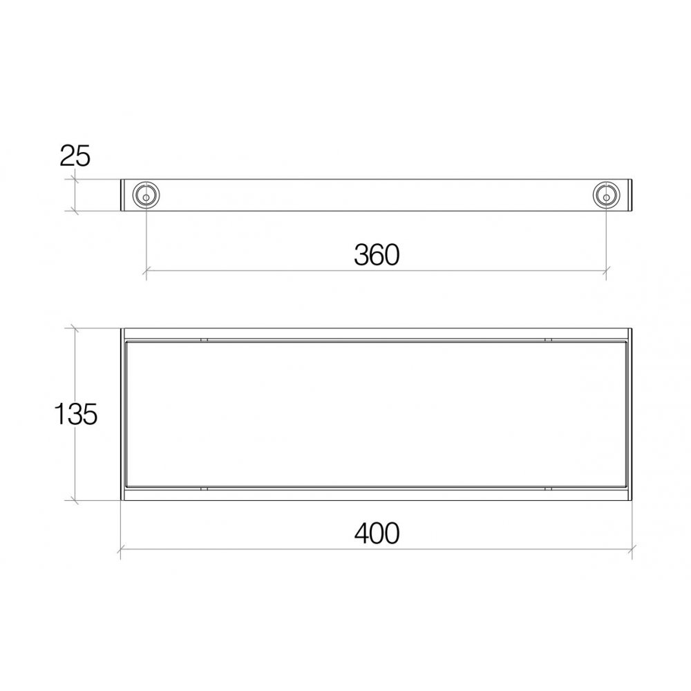 Lineabeta Skuara Shelf Frosted Glass 400Mm Chrome-Plated Brass intended for Skuara Bathroom Shelf, 23.6" Length