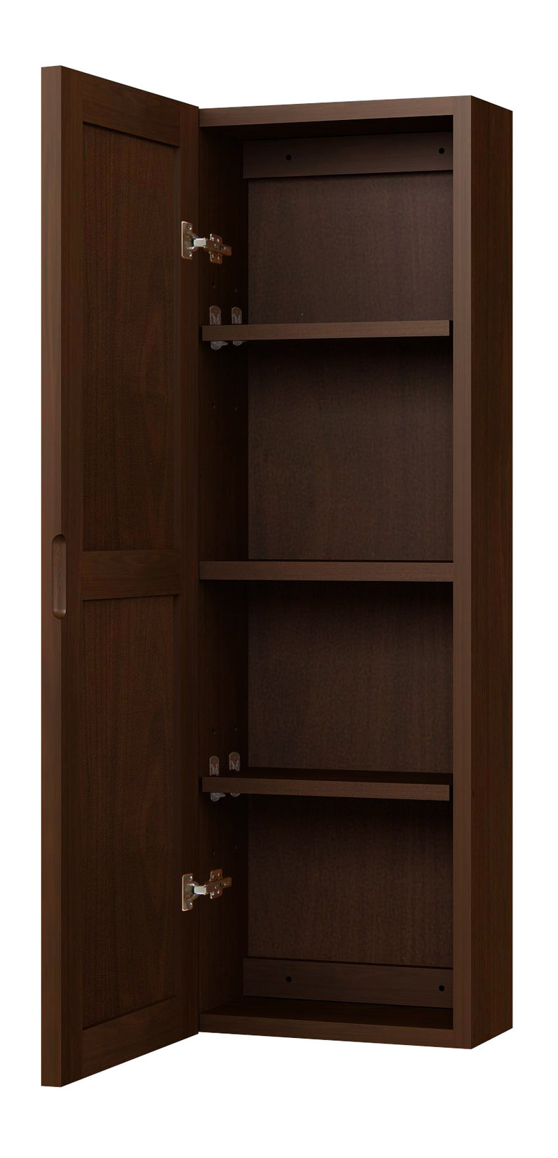 Modesta Wall-Mounted Medicine/Storage Cabinet, Walnut - Transitional ... for Boston 19" Storage Cabinet, Walnut