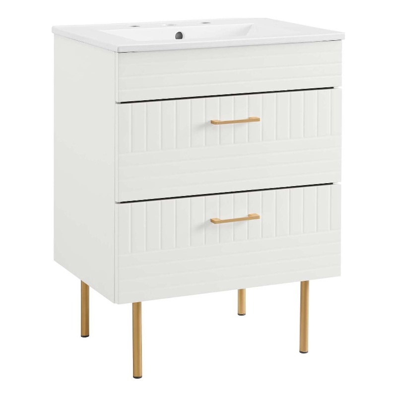 Modway Daybreak 24 in Maximizing Storage With Daybreak 24 Inch Bathroom Cabinet Systems