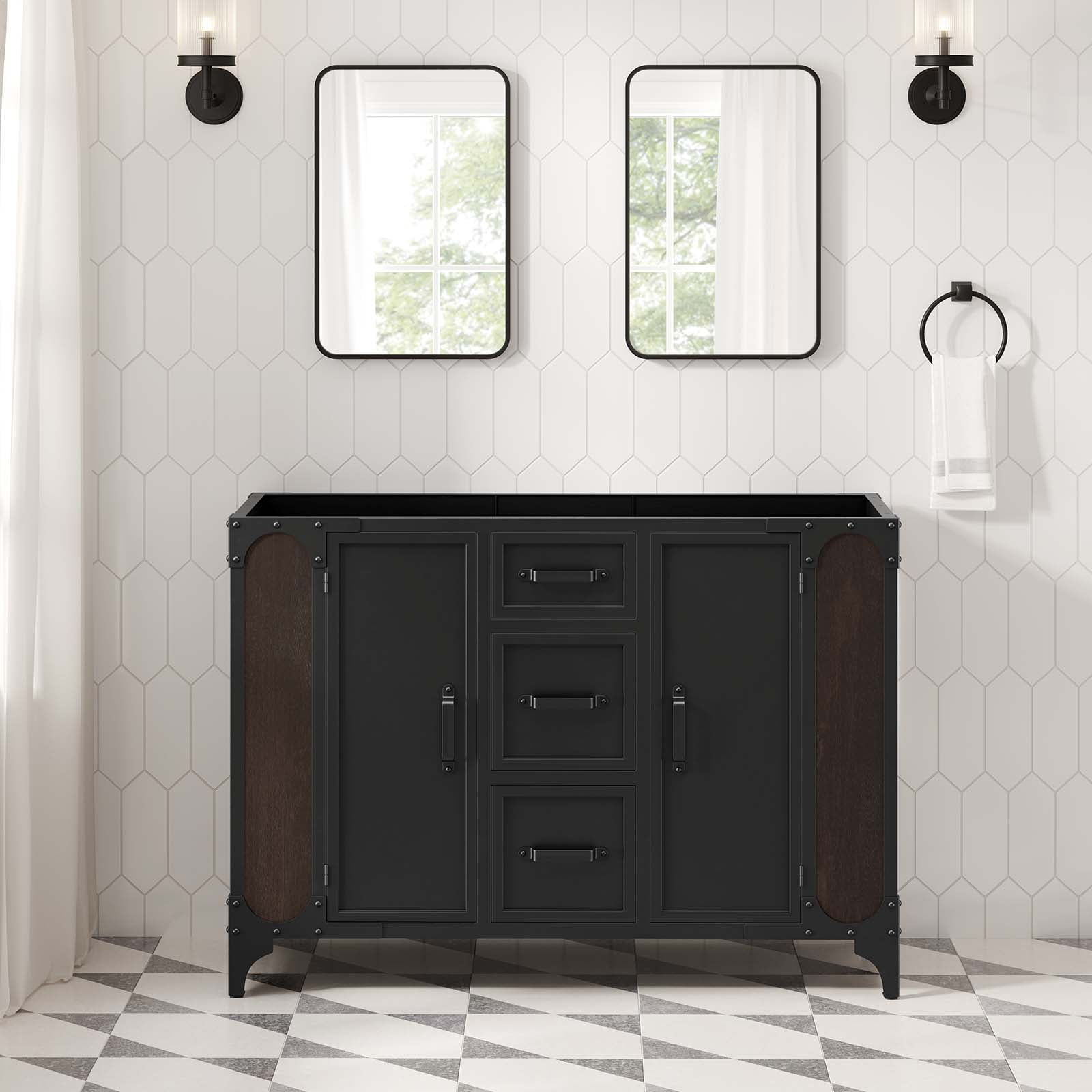 Modway Steamforge 48" Bathroom Vanity Cabinet (Sink Basin Not Included ... with Exploring the Durability and Longevity of Steamforge's Premium Bathroom Cabinet Series