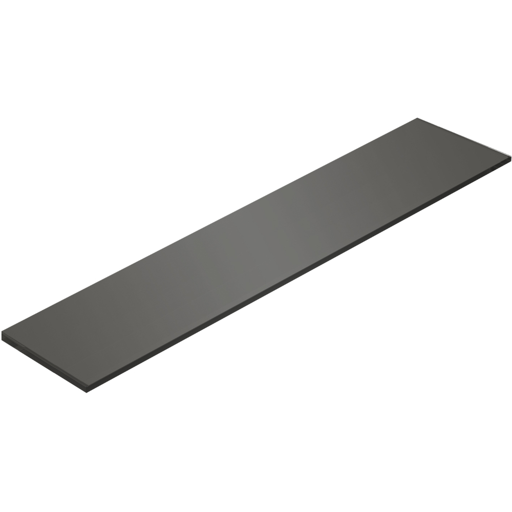 Origins Living Pier 60 Black Smoked Glass Shelf throughout How Black Smoke Glass Floating Shelves Transform Modern Interior Design
