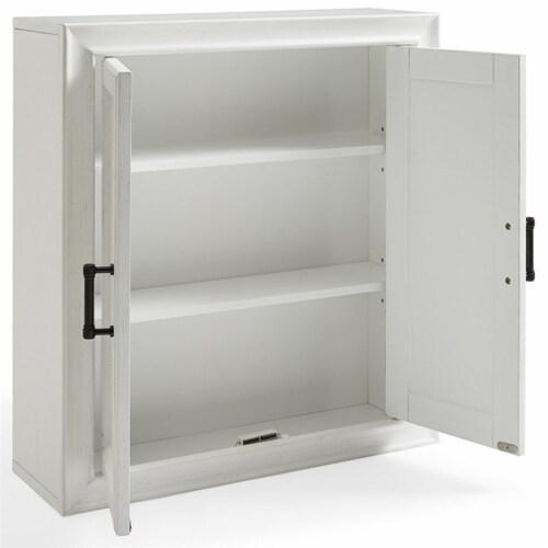 Pemberly Row Medicine Cabinet In Vintage White, 1 - Fred Meyer in Pemberly Row Mdf Wood And Birch Veneer Storage Cabinet In White