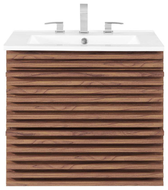 Render 24 Wall-Mount Bathroom Vanity - Contemporary - Bathroom Vanities ... in Render 24 Wall-Mount Bathroom Vanity Cabinet (Sink Basin Not Included)