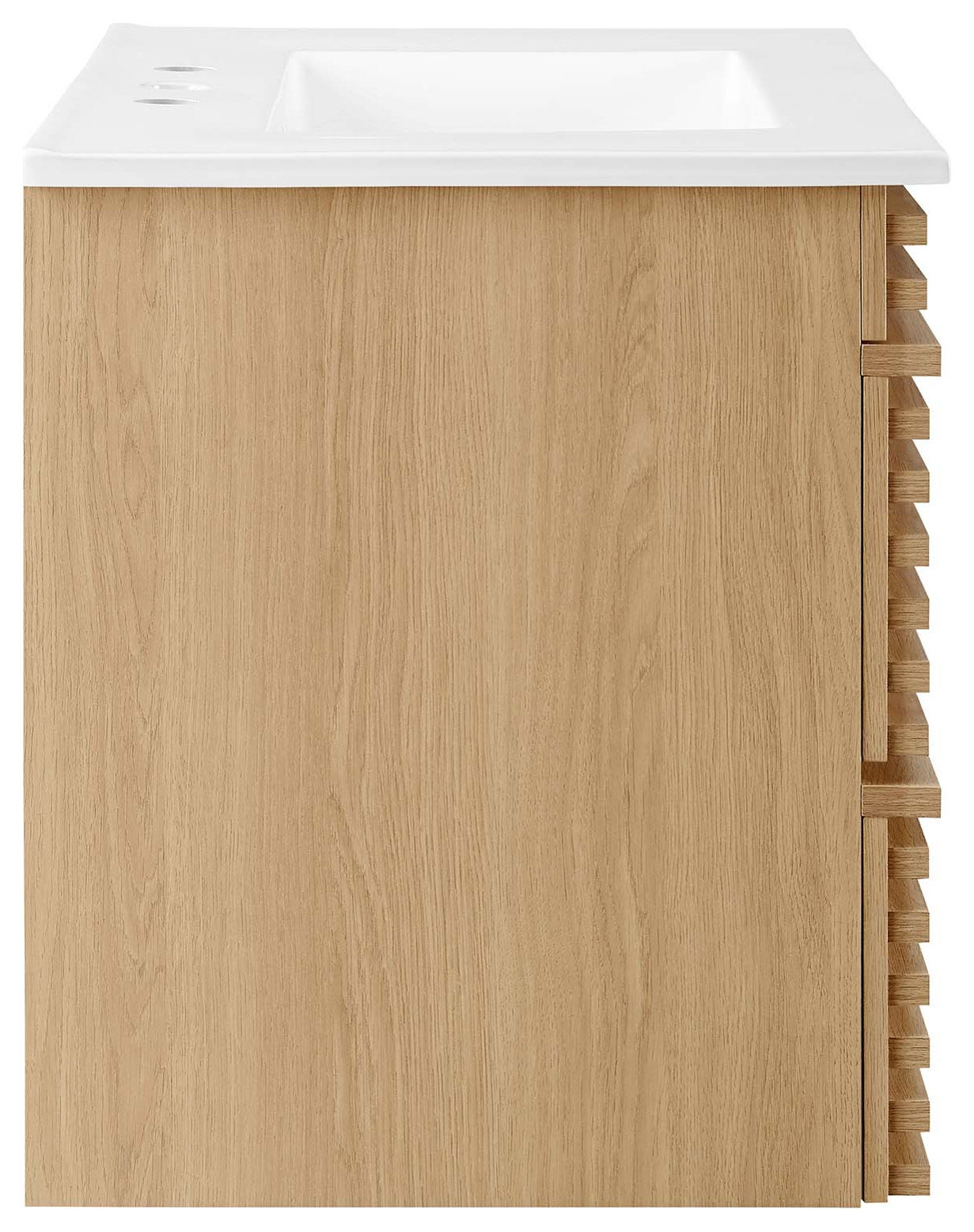 Render 30" Wall-Mount Bathroom Vanity - Transitional - Bathroom ... regarding Maximizing Storage in Minimalist Bathrooms with Wall-Mount Solutions
