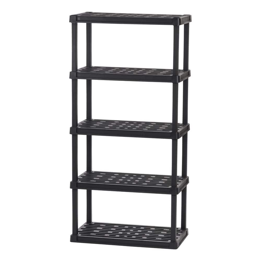 Reviews For Iris 5-Tier Large Plastic Garage Storage Shelving Unit ... with Understanding the Lomax 5 Tier Storage Shelf Unit Black for Optimal Organization