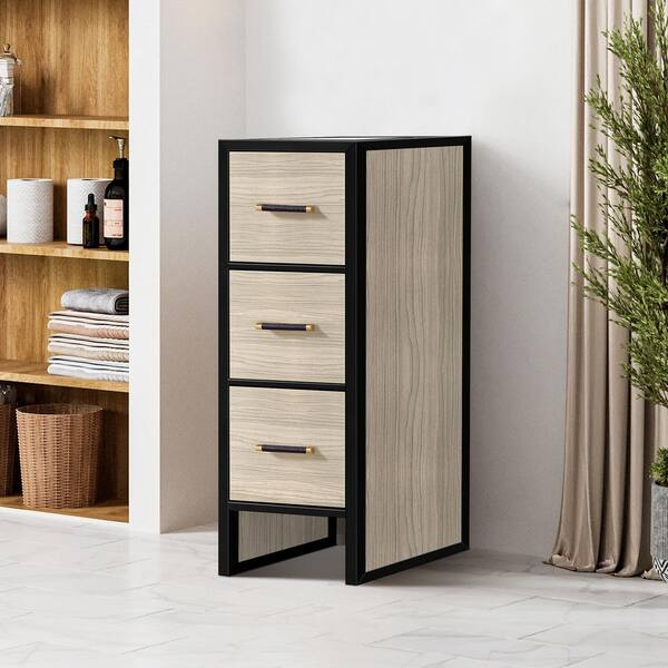 Roswell Toledo 12 In.w X 19.7 In.d X 31.5 In.h Light Walnut ... in How Toledo's 12 Inch Storage Cabinets Enhance Bathroom and Living Room Organization