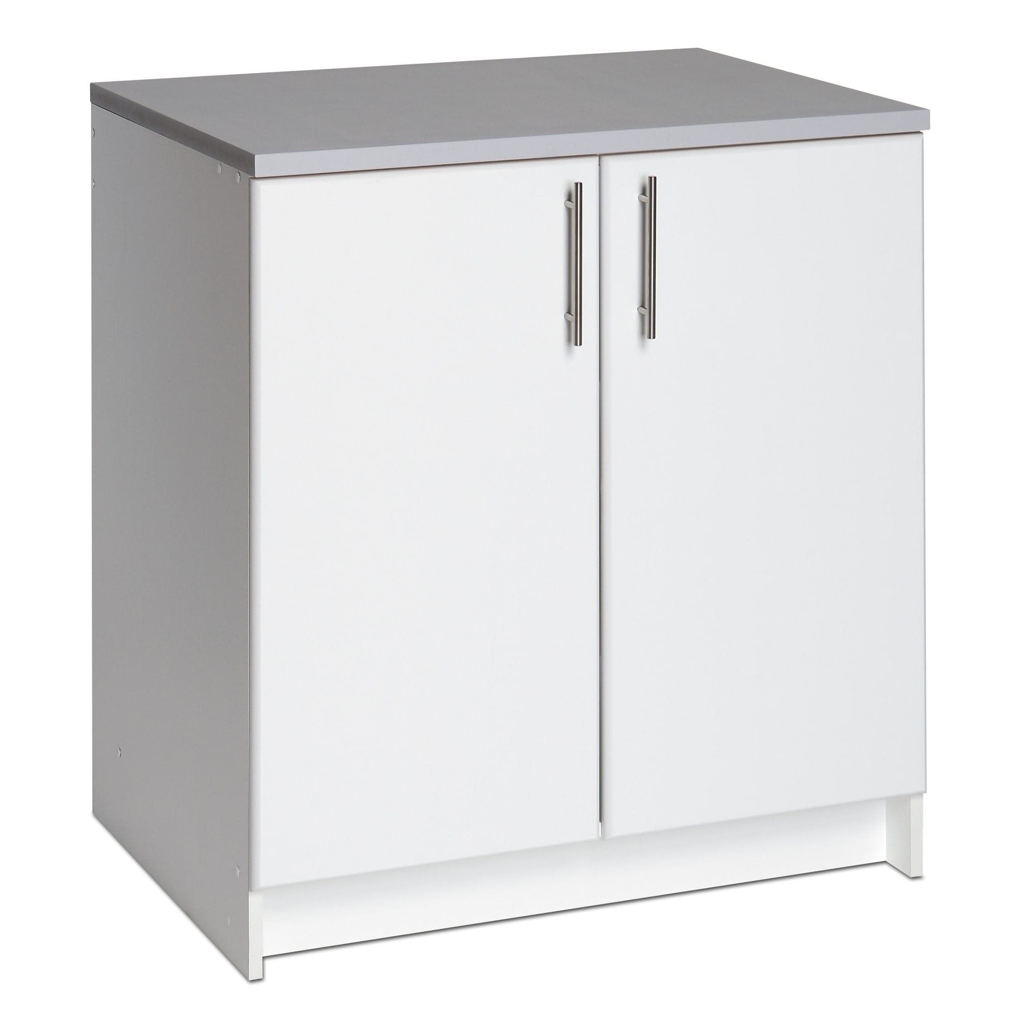 Shop Winslow White 32-Inch Elite Base Cabinet With 2 Doors - Free ... with regard to The Practical Benefits of Choosing Elegant VF2101 2 Doors Cabinet